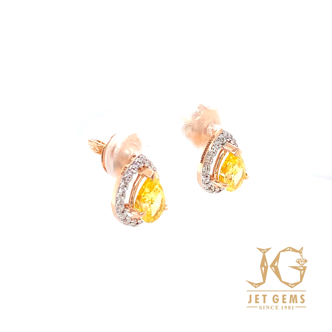 Amber Core Earrings